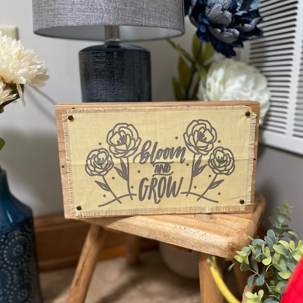 Handmade Wood Spring Decor